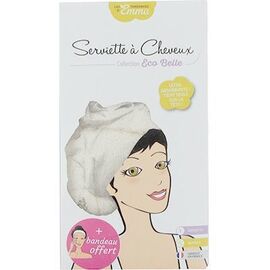 Serviette à Cheveux Bambou Ecru - divers - Les Tendances d'Emma -136759