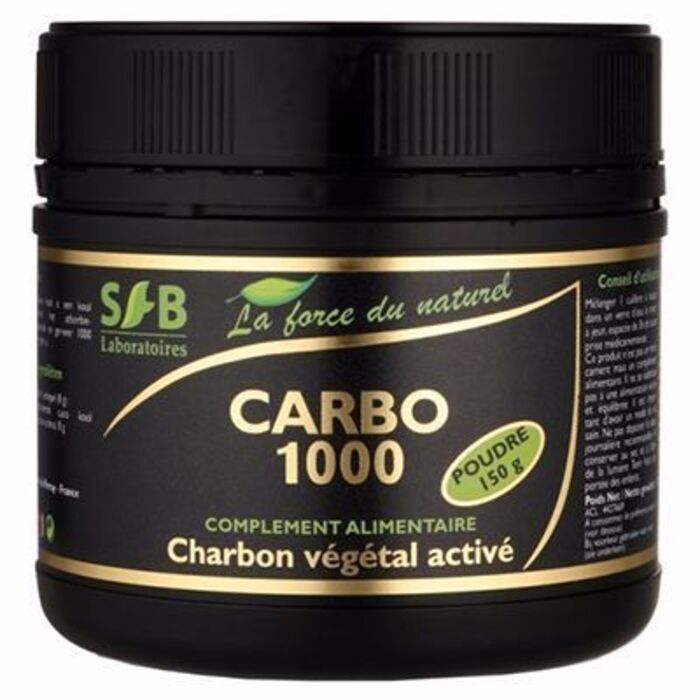Photo de Sfb carbo 1000 charbon végétal activé poudre 150g Sfb Sfb carbo 1000 charbon végétal activé poudre 150g Sfb-15943