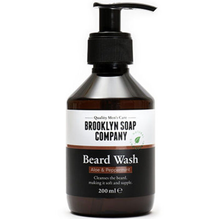 Photo de Shampooing barbe aloe vera & menthe poivrée 200ml Brooklyn soap Shampooing barbe aloe vera & menthe poivrée 200ml Brooklyn soap-225521