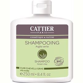 Shampooing Cheveux Gras Argile Verte Bio - 250.0 ml - Shampooings - Cattier Cheveux gras-1512