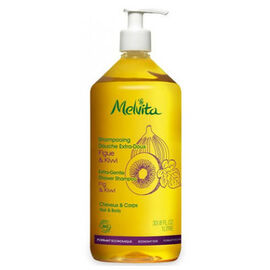 Shampooing douche extra doux bio 1l - les shampooings et demelants - melvita -213461
