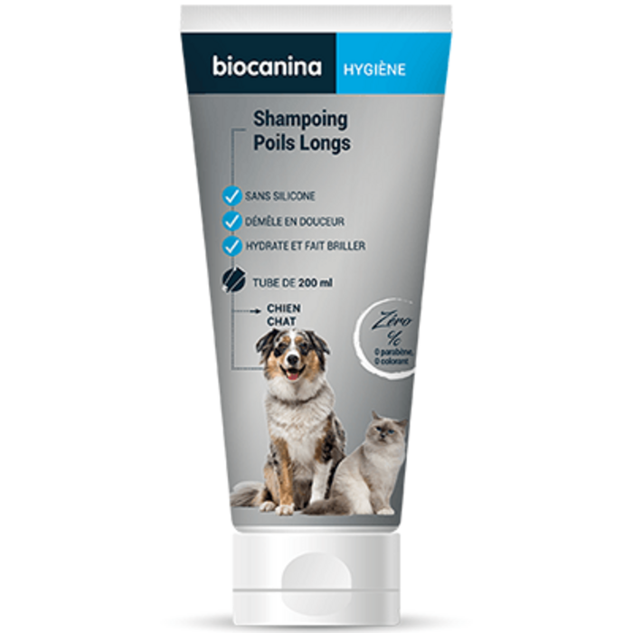 Photo de Shampooing poils longs 200ml Biocanina Shampooing poils longs 200ml Biocanina-220472