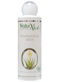 Shampooing soins bio - 200.0 ml - cosmétique bio à l'aloé vera - naturaloe Doux, calmant et restructurant-8347