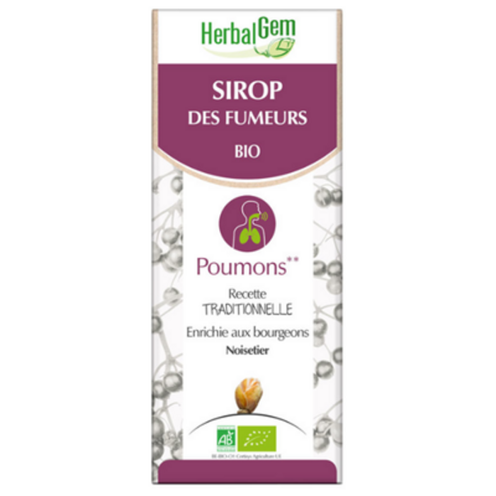 Photo de Sirop des fumeurs bio 150 ml Herbalgem Sirop des fumeurs bio 150 ml Herbalgem-221014