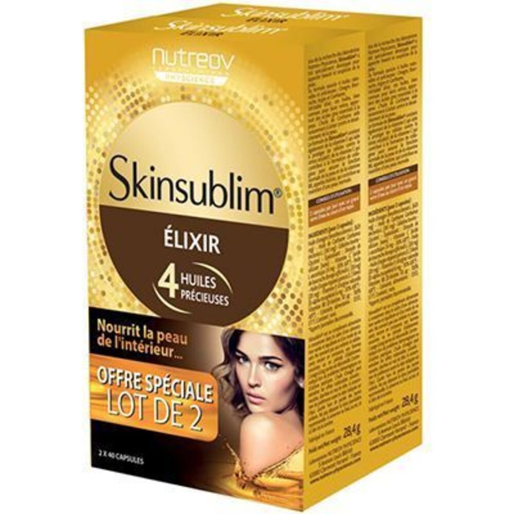 Photo de Skinsublim elixir lot de 2x40 capsules Nutreov Skinsublim elixir lot de 2x40 capsules Nutreov-224420