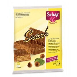 Snack, fourré à la crème de noisette - 105 g - divers - Schar -138212
