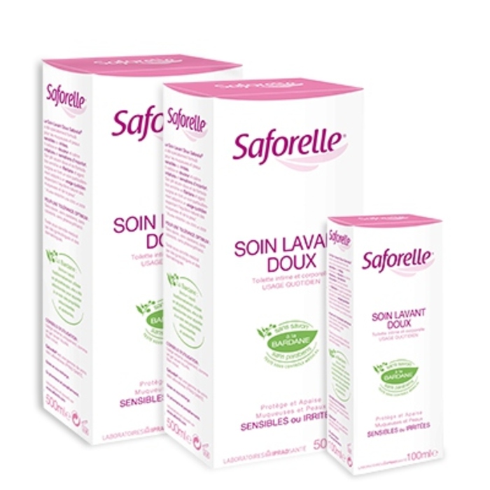 Soin lavant doux - 2x500ml + 100ml offert Saforelle-202910