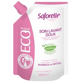Soin lavant doux eco-recharge - 400.0 ml - hygiène intime - saforelle -117756
