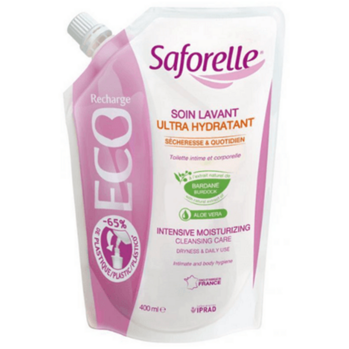 Photo de Soin lavant ultra hydratant 400ml Saforelle Soin lavant ultra hydratant 400ml Saforelle-221652