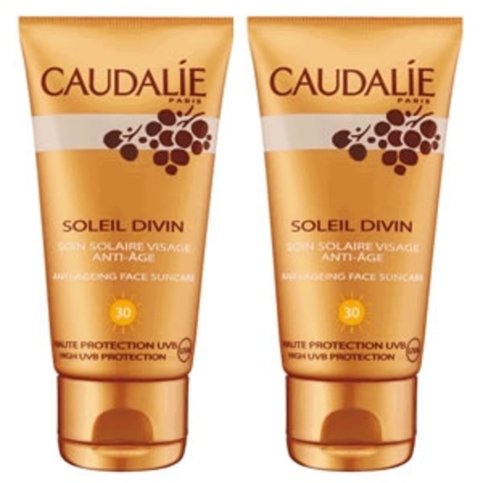Photo de Soleil divin solaire visage anti-âge ip 30 - lot de 2 Caudalie Soleil divin solaire visage anti-âge ip 30 - lot de 2 Caudalie-7296