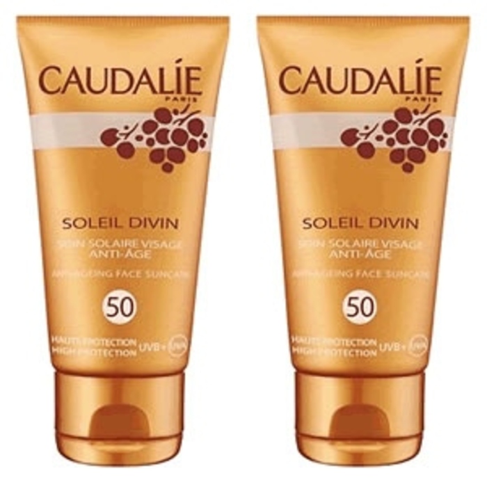 Photo de Soleil divin solaire visage anti âge ip 50 - lot de 2 Caudalie Soleil divin solaire visage anti âge ip 50 - lot de 2 Caudalie-106833