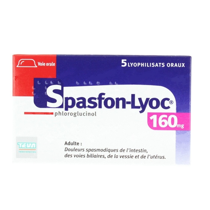 Spasfon lyoc 160 mg - 5 lyophilisats Teva sante-194153