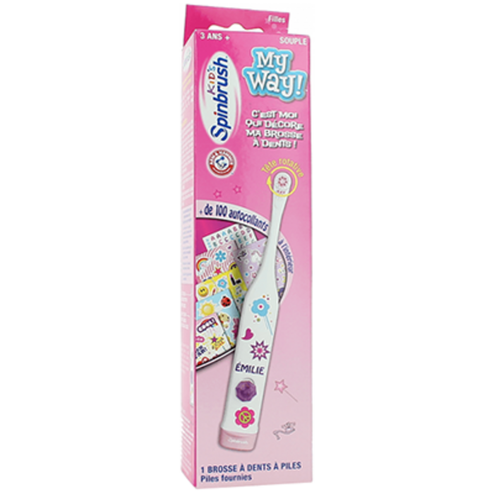 Photo de Spinbrush brosse à dents fille Sofibel Spinbrush brosse à dents fille Sofibel-198619
