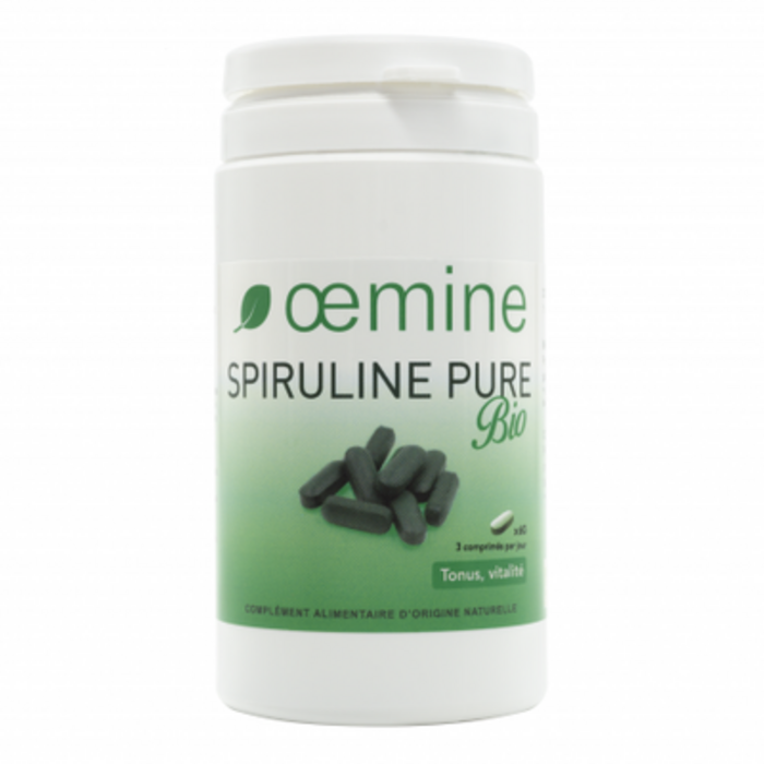 Photo de Spiruline 1000mg - 60 comprimés Oemine Spiruline 1000mg - 60 comprimés Oemine-205313