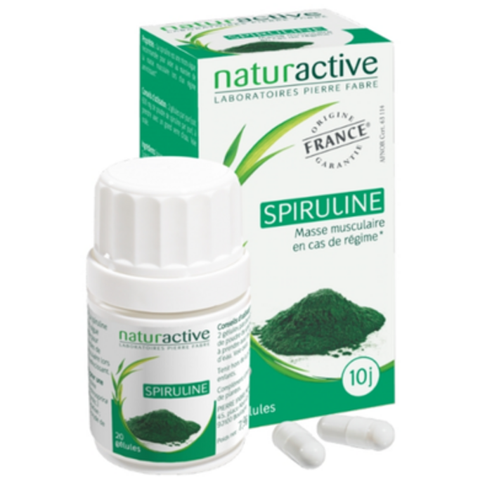 Photo de Spiruline - 20 gélules Naturactive Spiruline - 20 gélules Naturactive-204880