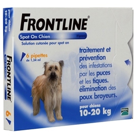 Spot-on chien 10-20 kg - frontline -190363