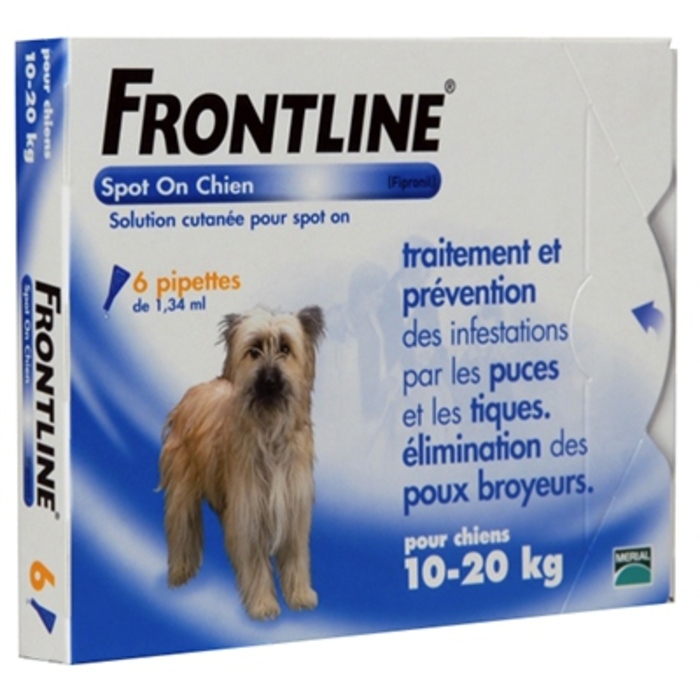 Photo de Spot-on chien 10-20 kg Frontline Spot-on chien 10-20 kg Frontline-190363