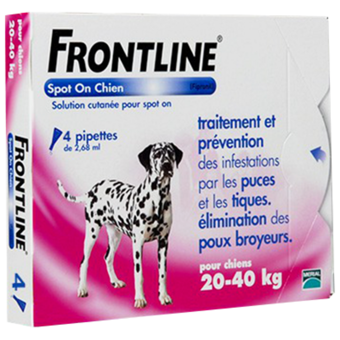 Spot-on chien 20-40 kg Frontline-190366