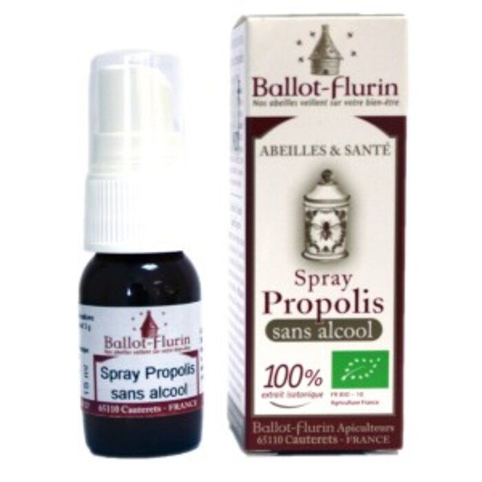 Spray à la propolis sans alcool bio Ballot flurin-11566