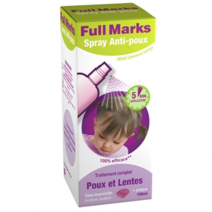 Photo de Spray anti-poux Full marks Spray anti-poux Full marks-205423