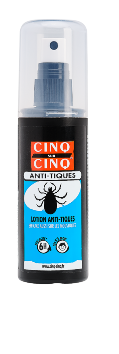 Photo de Spray anti tiques 100ml Cinq sur cinq Spray anti tiques 100ml Cinq sur cinq-221822