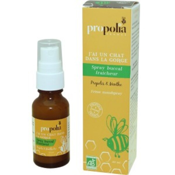 Photo de Spray buccal propolis & menthe bio - flacon 20 ml Propolia / apimab Spray buccal propolis & menthe bio - flacon 20 ml Propolia / apimab-137669