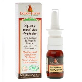 Spray nasal des pyrénées bio - 15.0 ml - apithérapie - ballot flurin Dégage le nez, purifie, protège-11549