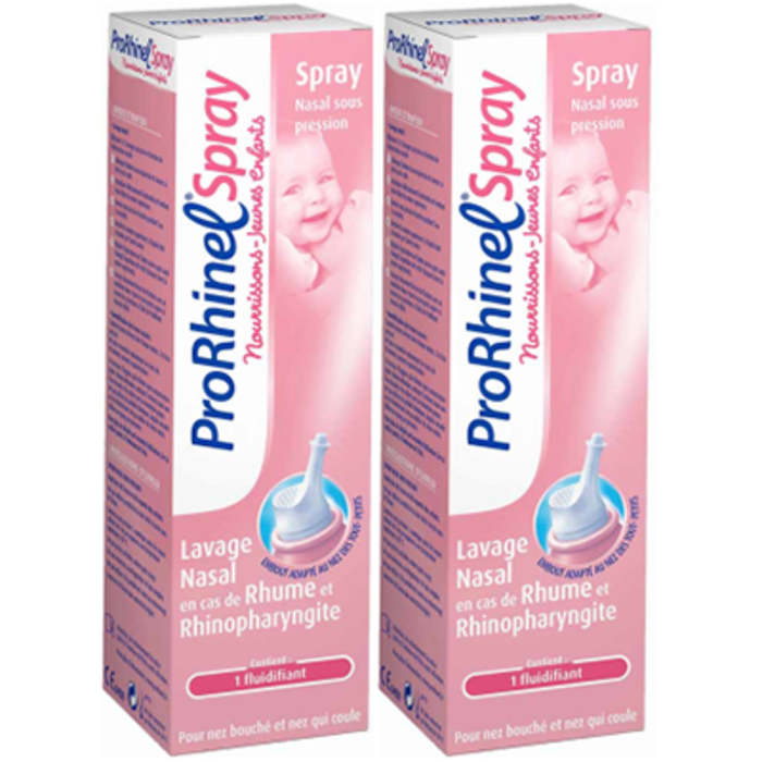 Photo de Spray nasal nourrissons jeunes enfants lot de 2 x 100ml Prorhinel Spray nasal nourrissons jeunes enfants lot de 2 x 100ml Prorhinel-220398