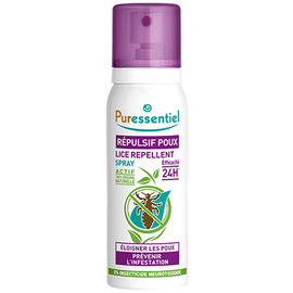 Spray Répulsif Poux - 75.0 ml - antipoux - Puressentiel -130437