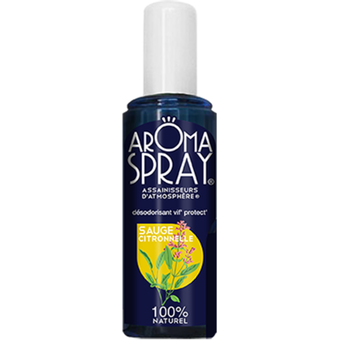 Photo de Spray sauge citronnelle - 100ml Aromaspray Spray sauge citronnelle - 100ml Aromaspray-133535