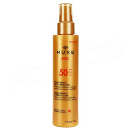 Spray solaire visage et corps haute protection SPF 50 - 150.0 ml - nuxe sun - NUXE -221795