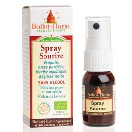 Spray sourire bio - 15.0 ml - Apithérapie - Ballot flurin Une haleine purifiée, une voix éclaircie-11548