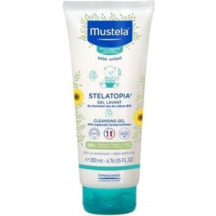 Photo de Stelatopia gel lavant 200ml Mustela Stelatopia gel lavant 200ml Mustela-228647