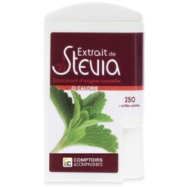 Stévia - 250 pastilles - divers - Comptoirs & compagnies -134759