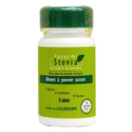 Stévia soluble blanche poudre - 20 g - divers - Guayapi -136279