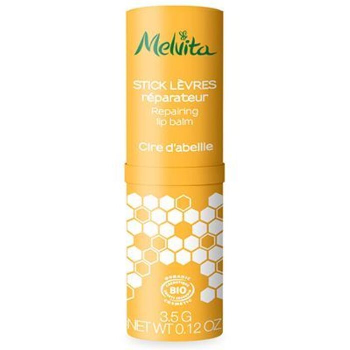 Photo de Stick lèvres réparateur cire d'abeille bio 3,5g Melvita Stick lèvres réparateur cire d'abeille bio 3,5g Melvita-213393