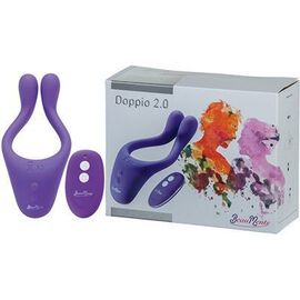 Stimulateur vibrant doppio 2.0 violet - beauments -223844