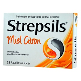 Strepsils miel citron - 24 pastilles - reckitt benckiser -192951
