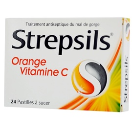 Strepsils orange vitamine c x 24 - reckitt benckiser -192744