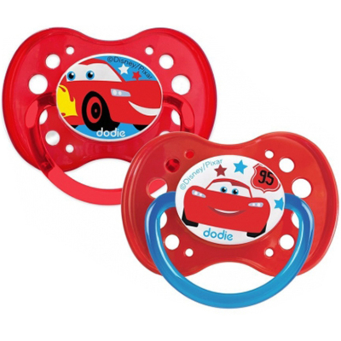 Photo de Sucette anatomique silicone +18mois x2 cars Dodie Sucette anatomique silicone +18mois x2 cars Dodie-220724