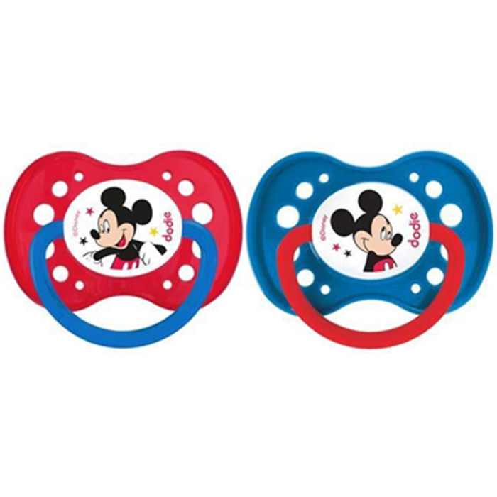 Photo de Sucette anatomique silicone +18mois x2 mickey Dodie Sucette anatomique silicone +18mois x2 mickey Dodie-213858