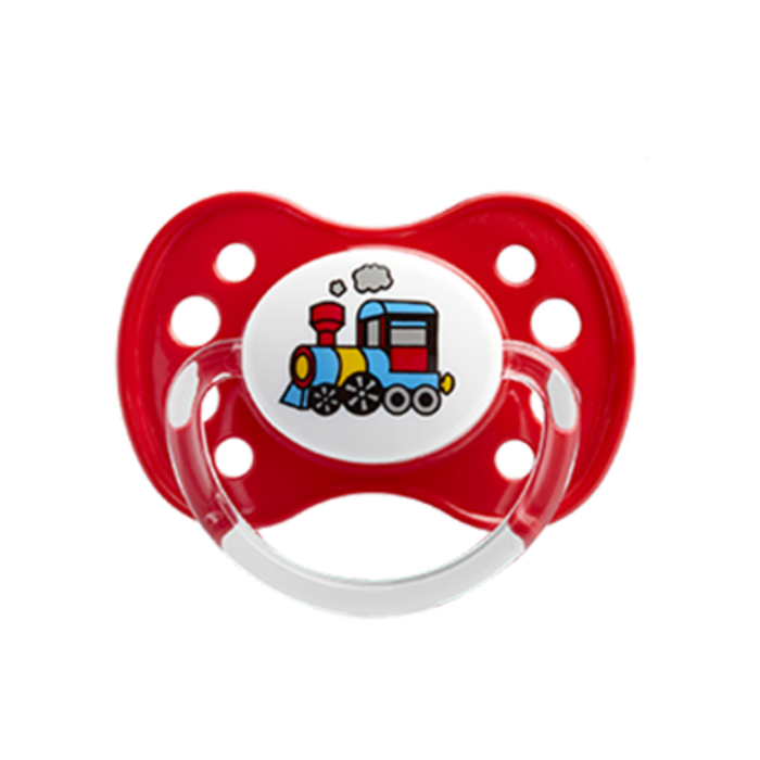 Photo de Sucette anatomique silicone +6mois locomotive Dodie Sucette anatomique silicone +6mois locomotive Dodie-206068