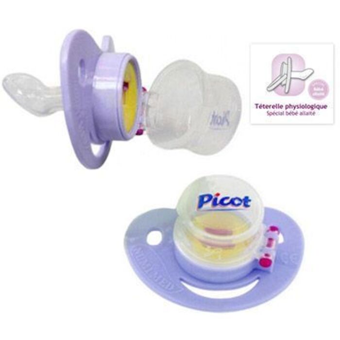 Photo de Sucette doseuse pour médicaments 0-6 mois Picot Sucette doseuse pour médicaments 0-6 mois Picot-146078