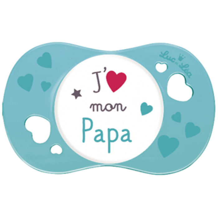 Photo de Sucette silicone j'aime mon papa +6m Luc et lea Sucette silicone j'aime mon papa +6m Luc et lea-224404