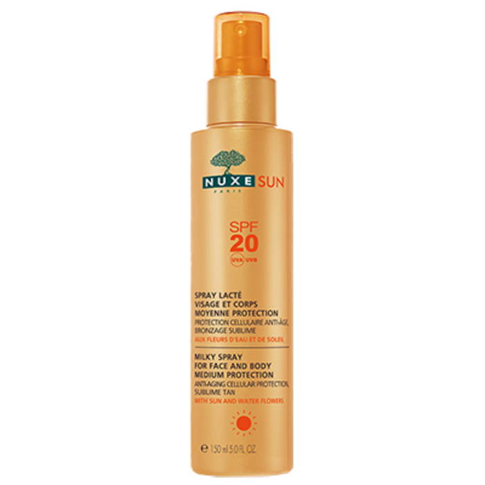 Photo de Sun spray lacté visage et corps spf20 Nuxe Sun spray lacté visage et corps spf20 Nuxe-145064
