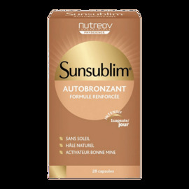 Sunsublim autobronzant 28 capsules - nutreov -203039