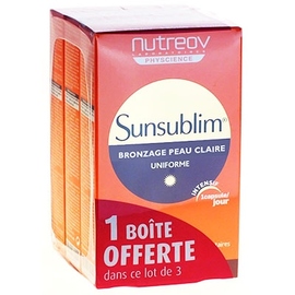 Sunsublim bronzage peau claire 3x28 capsules - nutreov -198534