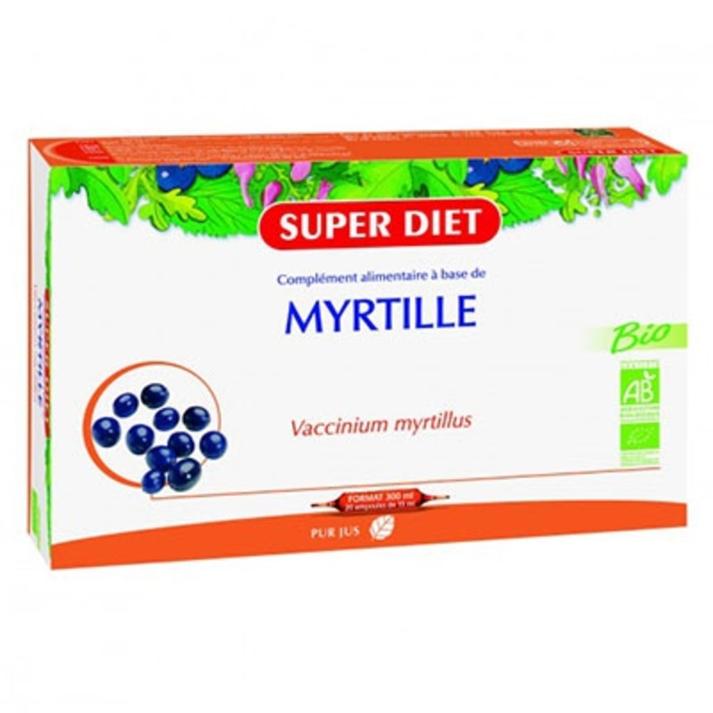 Photo de Super diet myrtille bio - ampoules Super diet Super diet myrtille bio - ampoules Super diet-4462