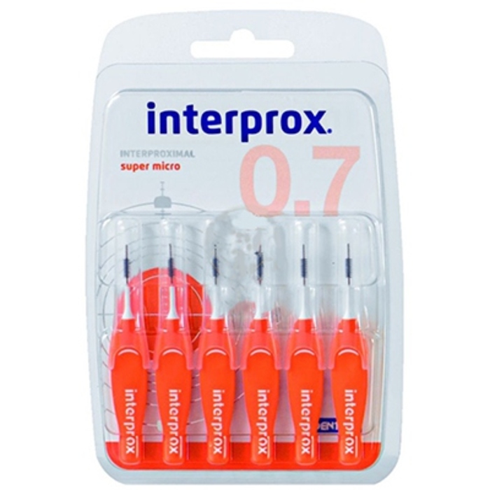 Photo de Super micro brossettes oranges x6 Interprox Super micro brossettes oranges x6 Interprox-204135
