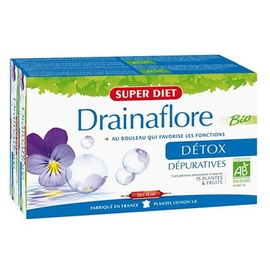 Superdiet drainaflore bio - promo - 30.0 unites - drainage - super diet -139341